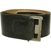 NSDAP formaciones cinturón de cuero para trabajo pesado. Acortado, tamaño actual 95 cm