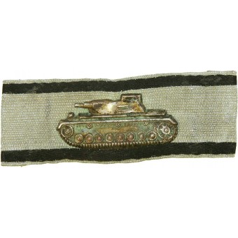 Panzervernichtungs Abzeichen - Placa para Handed-solo tanque Destrucción, Plata Grado. Espenlaub militaria