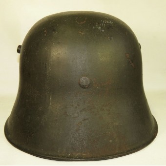 Solo calcomanía casco de acero Wehrmacht Heer calcomanía tipo Pocher M 18 Si 62. Espenlaub militaria