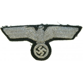 WW2 Wehrmacht Heer handbroderad örn i bröstet. Espenlaub militaria