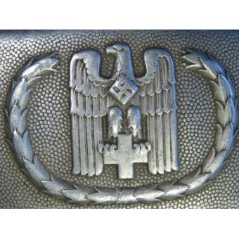 3. Reich Alu RK Koppelschloss, Rotes Kreuz, früher Typ.. Espenlaub militaria