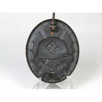 3rd Reich Black Wound Badge, Verwundetenabzeichen, staal.. Espenlaub militaria