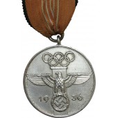 3de Reich Olympische Spelen herdenkingsmedaille, 1936.