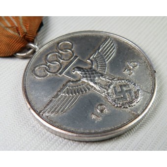 Medalj till minne av tredje rikets olympiska spel, 1936.. Espenlaub militaria