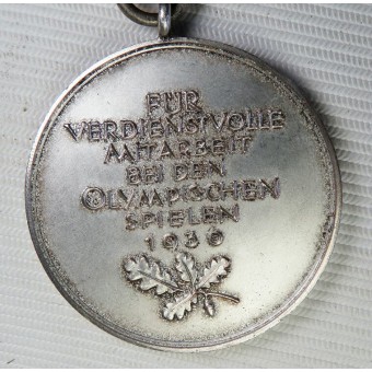 Немецкая памятная медаль Олимпийских игр 1936-го года. Espenlaub militaria