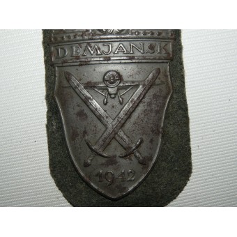 Wappenschild Demjansk 1942. Espenlaub militaria