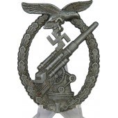 GB-Gustav Brehmer Luftwaffe FLAK badge, zinc