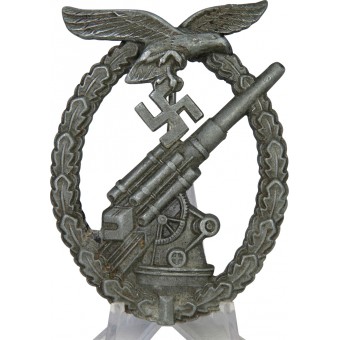 Distintivo GB-Gustav Brehmer Luftwaffe FLAK, zinco. Espenlaub militaria