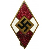 Нагрудный знак Гитлерюгенд в виде ромба со свастикой -159-Hanns Doppler-Wels