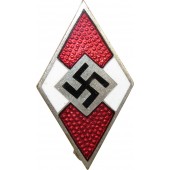 Hitler Jugendin jäsenmerkki, HJ, merkintä M1\90.