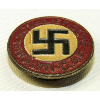 Nazi Party Badge, M1 / ​​120 RZM, knoopsgatvariant.. Espenlaub militaria