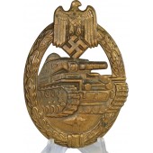 Бронзовый класс знака" За танковые атаки", штампованный цинк