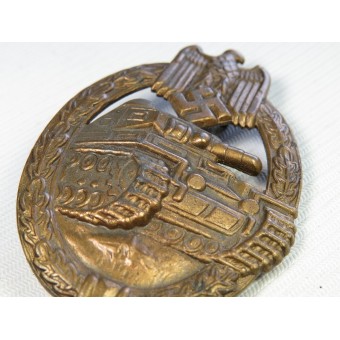Panzerkampfabzeichen in brons, hol. Zink. Espenlaub militaria