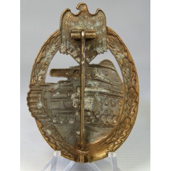 Panzerkampfabzeichen in bronzo, cavo. Zinco. Espenlaub militaria