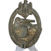 Panzerkampfabzeichen in bronzo, distintivo per carri armati d'assalto in bronzo, marcato HA