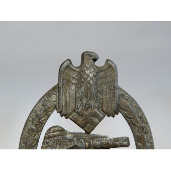 Panzerkampfabzeichen en bronze, Assaut réservoir Badge en bronze, HA marqué. Espenlaub militaria