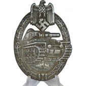 Panzerkampfabzeichen in Silber, ihålig