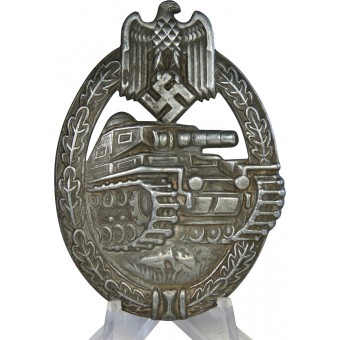 Panzerkampfabzeichen in Silber, hohl. Espenlaub militaria