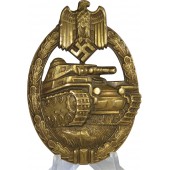 Insignia de Asalto al Tanque, clase bronce, hueca.