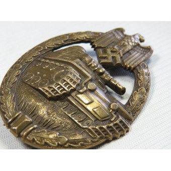 Tanque de Asalto insignia, clase de bronce, hueco.. Espenlaub militaria