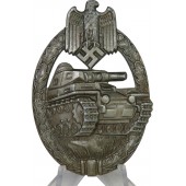 Insigne d'assaut des chars en bronze, massif, Karl Wurster.