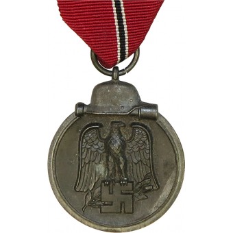 Winterschlacht im Osten Medaille. medalla de Ostfron, 1941-1942, marcado 4. Espenlaub militaria