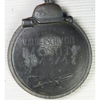 Winterschlacht im Osten Medaille. medalla de Ostfron, 1941-1942, marcado 4. Espenlaub militaria