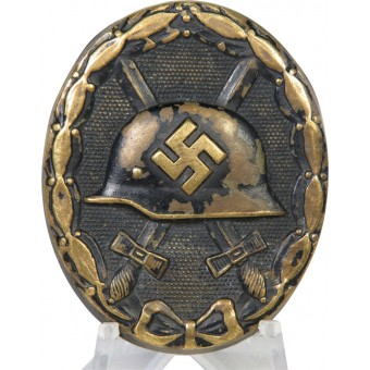 Wound badge in black, L/11 Wilhelm Deumer.. Espenlaub militaria