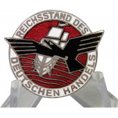 Знак члена союза дельцов Рейха. Белый металл. Reichstand des Deutsches Handels