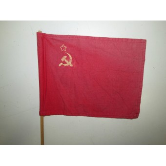 Drapeau URSS patriotique pour les défilés et autres célébrations. Espenlaub militaria