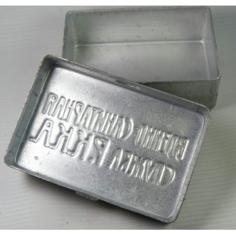 Puna -armeijan saippuaalusta, alumiini. Espenlaub militaria