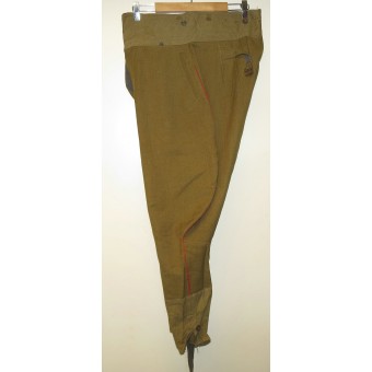 Pantalones de oficial de artillería o RKKA para las tropas blindado.. Espenlaub militaria