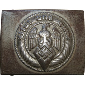 Стальная пряга Гитлерюгенд с маркировкой M 4/23 RZM Franke & C. Espenlaub militaria