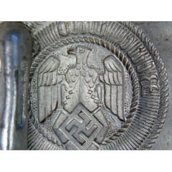 Алюминиевая пряжка для ремня Гитлерюгенд M4/44 RZM Paul Cramer & Co. Espenlaub militaria