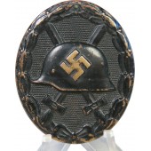 1939 German black wound badge. Brass
