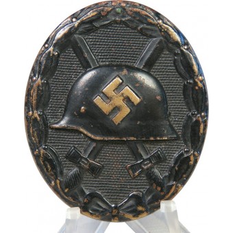 1939 alemán insignia negro herida. Latón. Espenlaub militaria