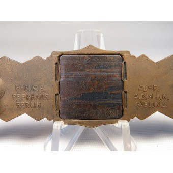 A.G.M u.K combattimento ravvicinato distintivo in bronzo. Nahkampfspange, bronzo. Espenlaub militaria