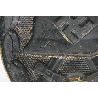 Знак за ранение 1939. Чёрная степень маркировка LDO L/11 Wilhelm Deumer. Espenlaub militaria