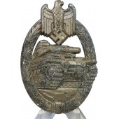 Panzer Assault-emblem i brons, omärkt.