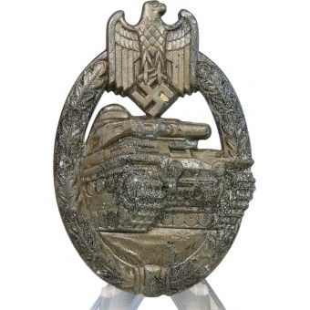 Panzer insignia Asalto en bronce sin marcar. Espenlaub militaria