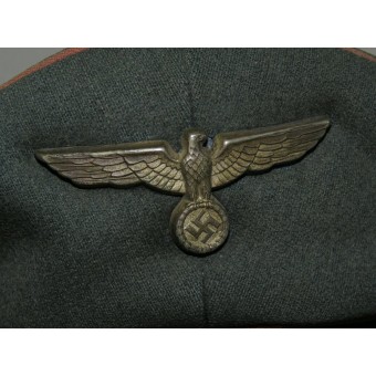 3e Reich Panzer NCO Visor Hat, Zoute Conditie. Espenlaub militaria