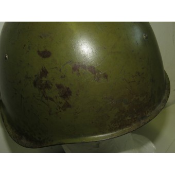 Soviet Russian Ssch-39 steel helmet with early Italian style oilcloth liner. Espenlaub militaria