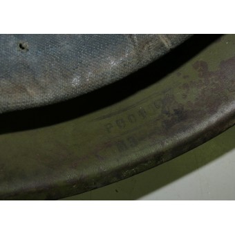 Советский стальной шлем СШ-39 с подшлемником раннего типа из кожзаменителя. Espenlaub militaria