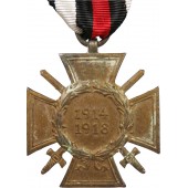 Croix de Hindenburg avec épées 1914-1918 AD.B.L. Adolf Baumeister