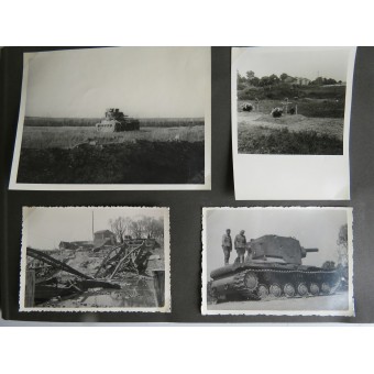 Álbum de fotos del alemán Panzergranaderos. Ostfront!. Espenlaub militaria