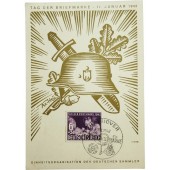 Hannover Stadt der Auslandsdeutschen 11.1.1942 Tag der Briefmarke