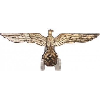 Wehrmacht chest eagle for a summer white uniform tunic. Espenlaub militaria