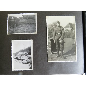 Фотоальбом принадлежавший cс штурману из. 4 го полка SS Panzergrenadier Regiment Der Fuhrer. Espenlaub militaria