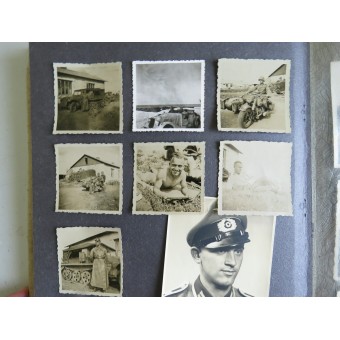 Fotoalbum eines Unteroffizierstechnikers (Schirrmeister) Karl Held aus dem 1 M.G Batl. 6. Espenlaub militaria