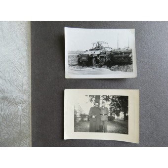 Álbum de fotos de un técnico de NCO (Schirrmeister) Karl celebrado del 1 M.G BATL. 6. Espenlaub militaria